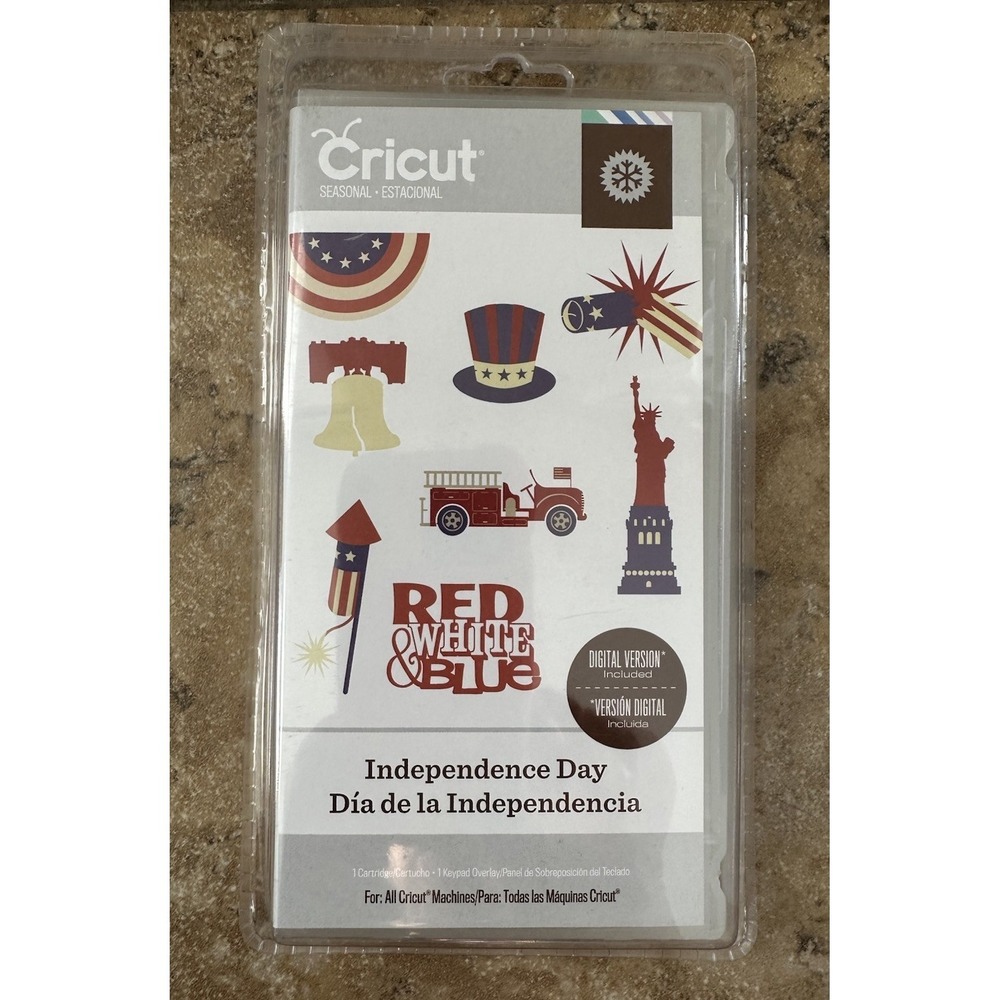 Cricut Cartridge INDEPENDENCE DAY #2000319 July 4th America Red White Blue